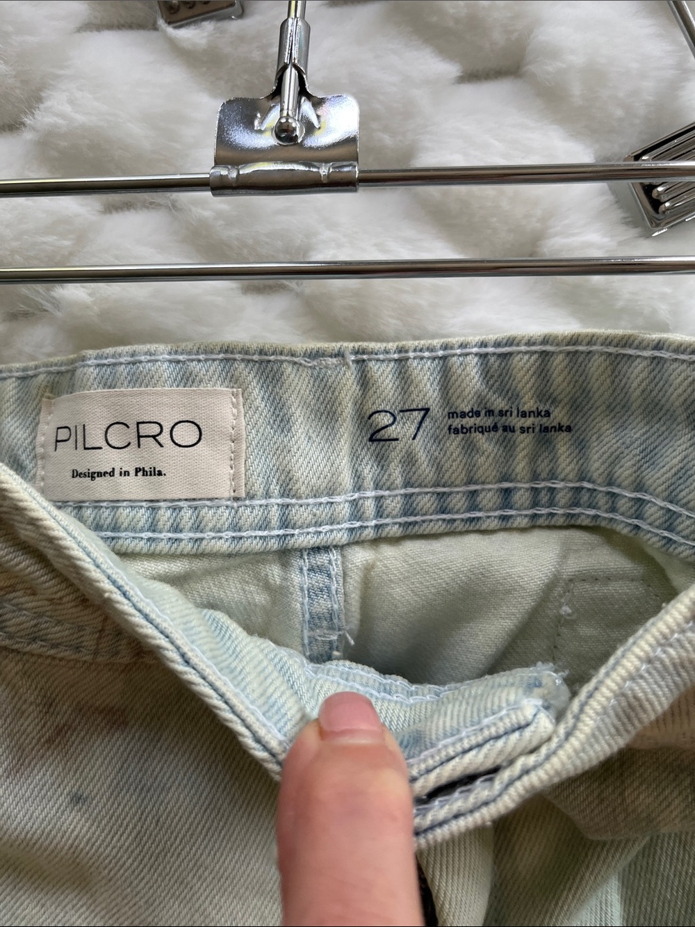 Pilcro High-Rise Slouch Wide-Leg Map Pattern Jeans - Picture 13 of 15